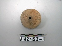 藏品(紅色素面陶紡輪)的圖片